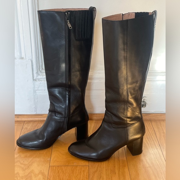Madewell Selina tall boot, black, size 9 - Picture 3 of 7